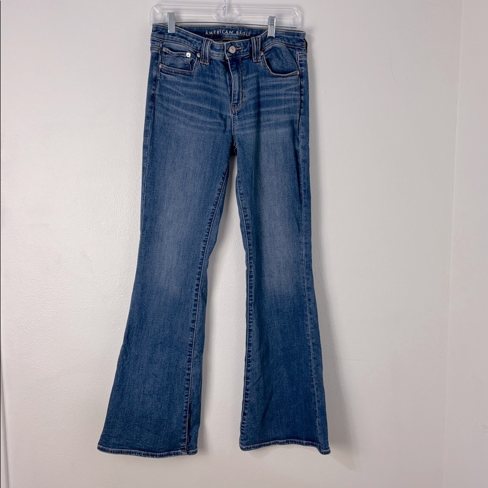 American Eagle Outfitters Blue Flare Jeans